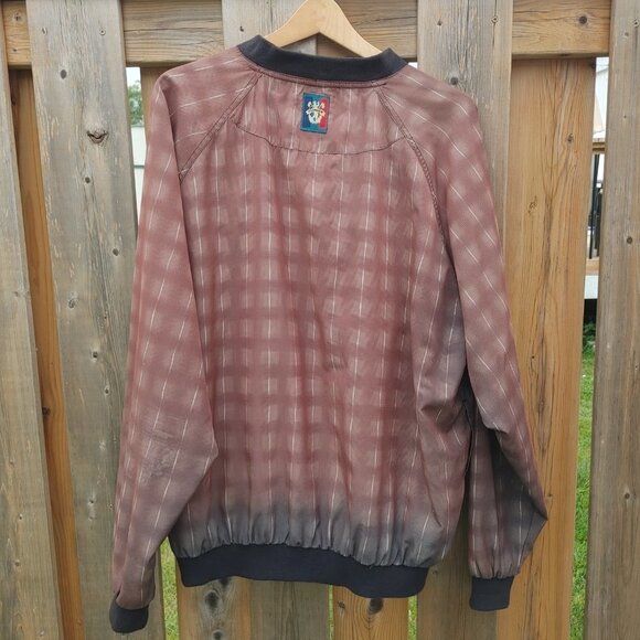 VINTAGE SUN ICE GOLF Windbreaker CHERRY DOWNS Golf Course Pull Over Men's L - Picture 5 of 10